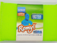 Romil Esponja Fibra Facil Ultra Chata(Art287) X 12 Unid