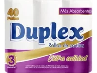 Duplex Rollo De Cocina 3X40 Paños X 10 Unid
