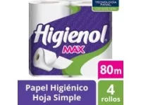 Higienol Max 80Mts 4 Rollos