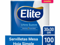 Elite Servilletas 30Cmx30Cm X 100 Unid X 30 Unid
