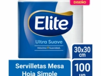 Elite Servilletas 30Cmx30Cm X 100 Unid